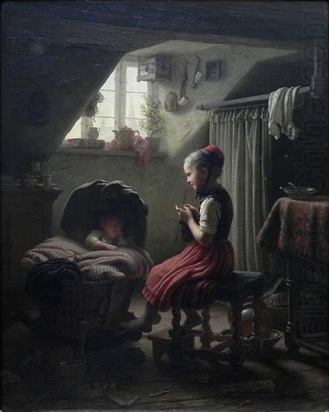 Little Housewife, Johann Georg Meyer